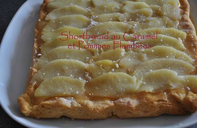 Shortbread au Caramel et Pommes Flambées