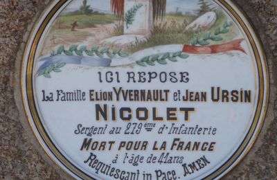 NICOLET Jean Ursin (Crevant) + 25/06/1920 Limoges (87)