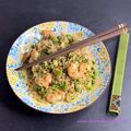 Riz sauté aux crevettes