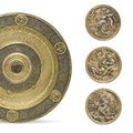 Plat de Baden. Important plat en argent, vermeil et émail par Abraham I Lotter, Augsbourg, 1562-1586