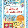 USBORNE : Boîtes de fiches (Jeux de vacances, dessins et gribouillages, jeux, questions-réponses)