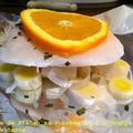 Papillote de Flétan au Poireau et à l'Orange