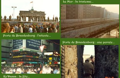 La chute du mur de Berlin…