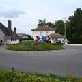 Rond-point à Sint-Gillis-Waas (Belgique)
