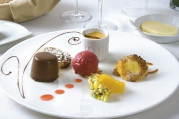 Le dessert. Le mot de la f(a)in. Vers 1850.