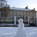 Avranches et le sud Manche sous la neige