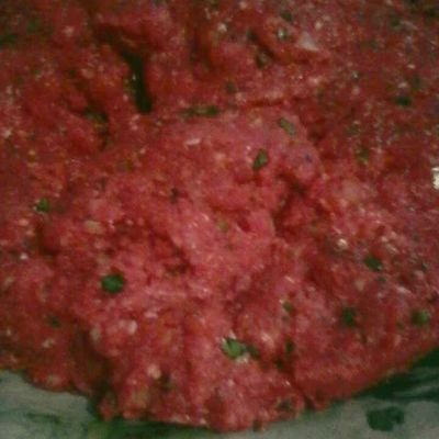 Assaisonnement viande hachée