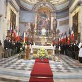 MESSE DU SOUVENIR A L'EGLISE DU VOEUX DE NICE EN MEMOIR DE TOUS LES SOLDATS FRANCAIS TOMBES AU CHAMPS D'HONNEUR ...