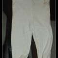 Pantalon blanc taille 1mois