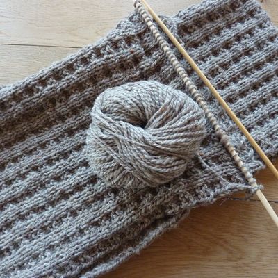 Et maintenant le tricot...