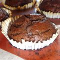 Chocolate custard muffins