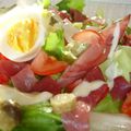 SALADE AU BACON ET SAUCE AU FROMAGE BLANC (WW)