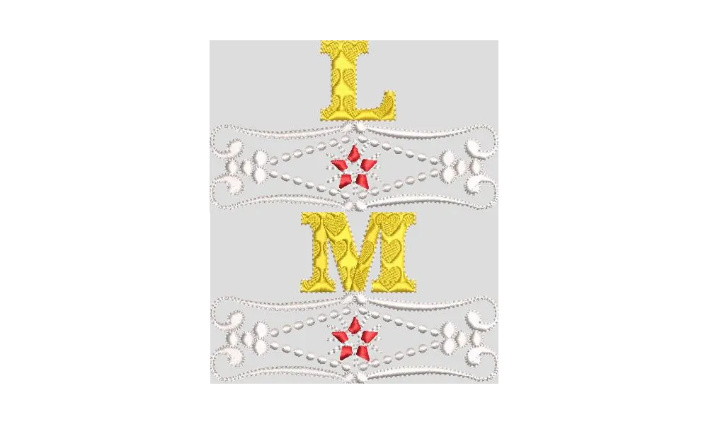 Monogrammes barrette*