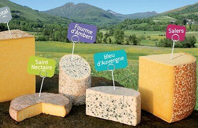 A la re-découverte des fromages d'Auvergne avec une recette de printemps.