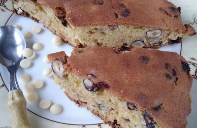 Gâteau aux Noisettes et Chocolat Blanc