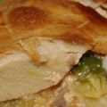 Tourte aux poireaux et quenelles