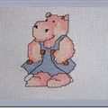 Patch-Broderie: les hippopotames selon Mamlulu