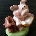 Petit cochon studieux