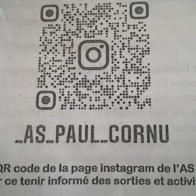 Suivez l'actualité de l'AS sur instagram !!!