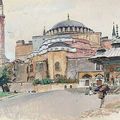 Albert Brenet (1903 - 2005), Istambul, Sainte Sophie