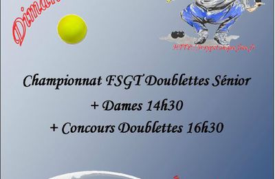 Championnat FSGT 29 avril 2012