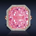 Pink Radiant Cut Diamond