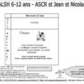 Rappel de l' ALSH du 23 Mai 2012