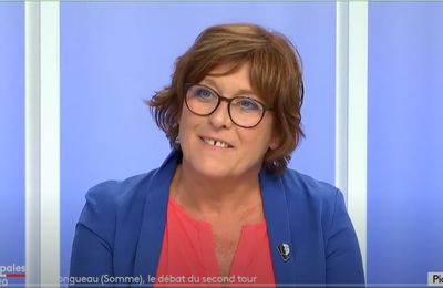 Municipales 2020 - Nathalie Marchand la plus convaincante des candidats lors du débat télévisé organisé par France 3 Picardie.