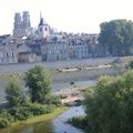 Traversée de la Loire, le matin, voire le soir