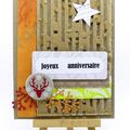 Carte inspiration automnale - Fall inspired card