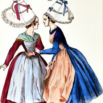 Les costumes normands à travers les aquarelles de Jacqueline LEPRINCE - Présentation