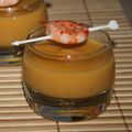 Velouté de carottes épicé au lait de coco