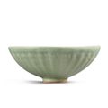 A 'Longquan' celadon-glazed 'lotus' bowl, Southern Song dynasty (1127-1279)