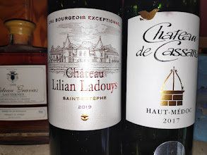 Saint Estèphe : Lilian Ladouys 2019, Haut-Médoc : Château de Cassana 2017