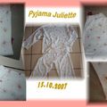 Pyjama pour Juliette