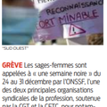 Appel à la grève des sages-femmes