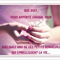 Que 2017 vous apporte...