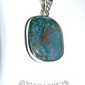 PENDENTIF "CABOCHON" AGATE MOUSSE 1 