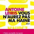 Vous n'aurez pas ma haine-Antoine Leiris