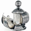 Pomander en argent. Espagne ou Italie, première moitié du XVIIe siècle