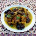 Tajine bel djaje oul kuran ( tajine de poulet aux figues )