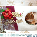 Mini album pop up "Hiver Joyeux" par Fleur de Vigne