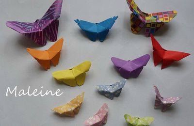 origami papillons