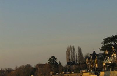 cadeaux: des maisons, un oiseau bleu et la Marne.... à Bry sur Marne...