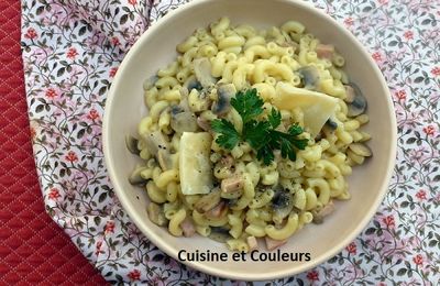 Le coquillettes-jambon d'Alain Ducasse  