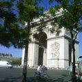 Les Rêves de Marie : La Campagne à Paris, voici la Place Charles de Gaulle Etoile au mois d'Aout