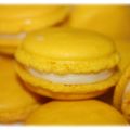 Macarons ganache au citron
