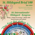 ACONTECE HOJE: 10° CONGRESSO INTERNACIONAL SOBRE HILDEGARDA DE BINGEN na Alemanha