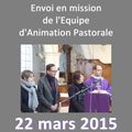 Célébration d'envoi de l'EAP - 22 mars 2015