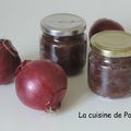 Confiture d'oignons rouges